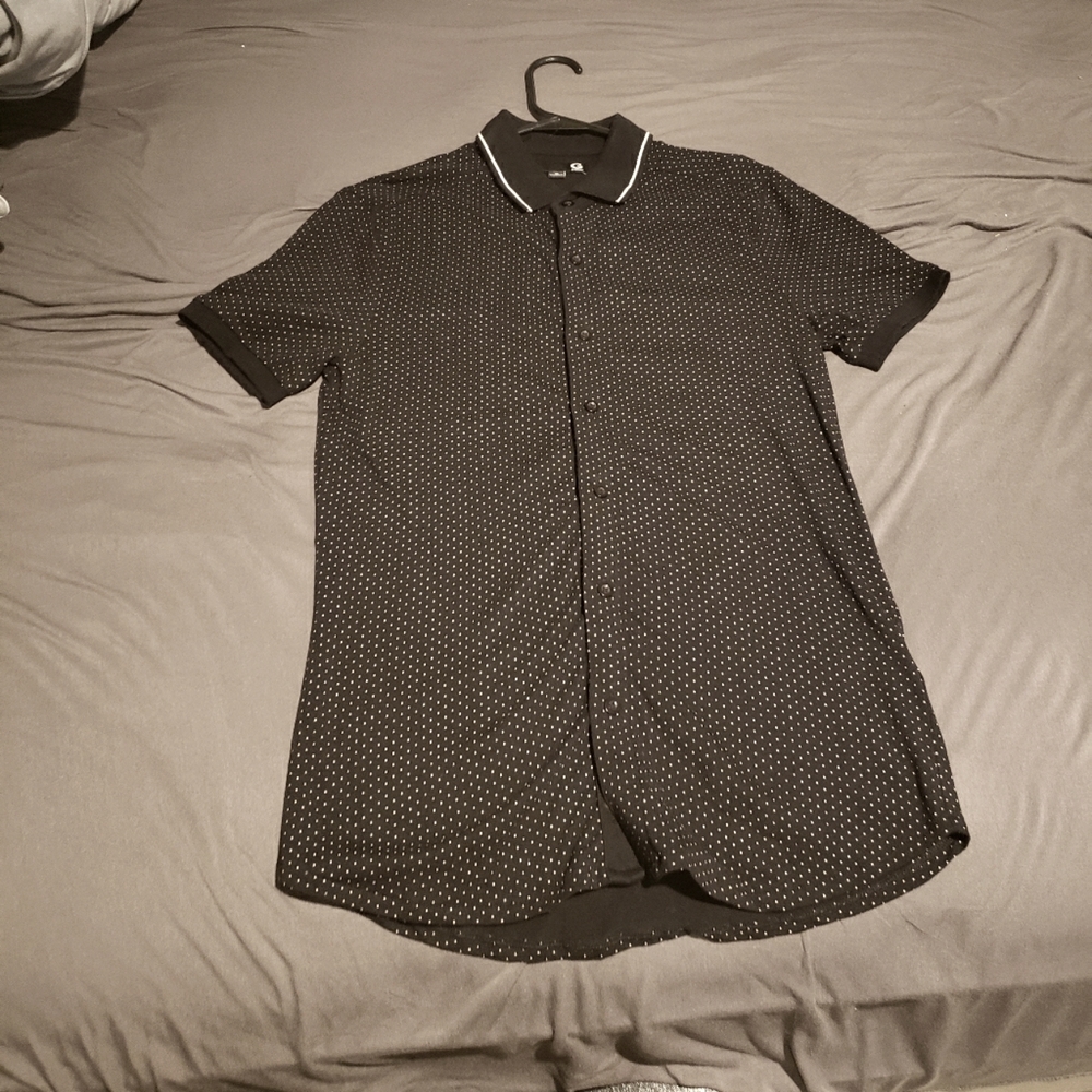 Men's GUESS soft & stretch casual button down